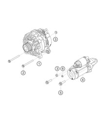 2021款911（992）GT3 CUP 发电机和起动机