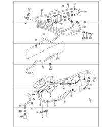 tank ventilation 911 TURBO 1975 onwards