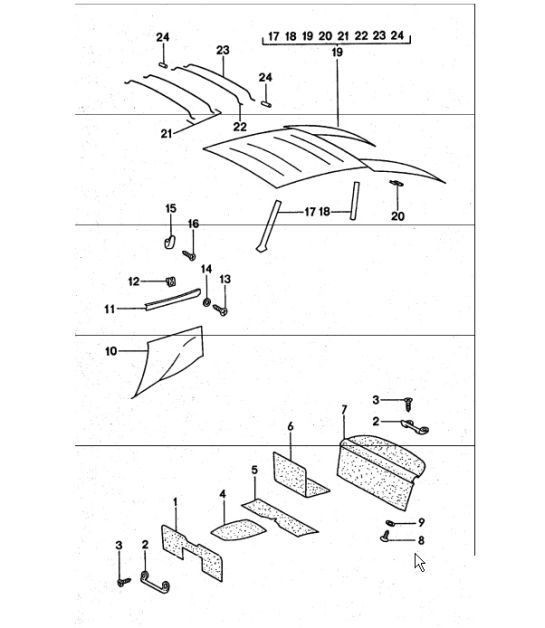 Diagram 807-05 Porsche 992 Speedster 4.0L 
