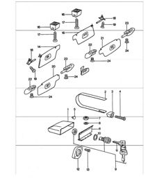 glove compartment, sun visor 911 TURBO 1975-77 glove compartment, sun visor 911 TURBO 1975-77