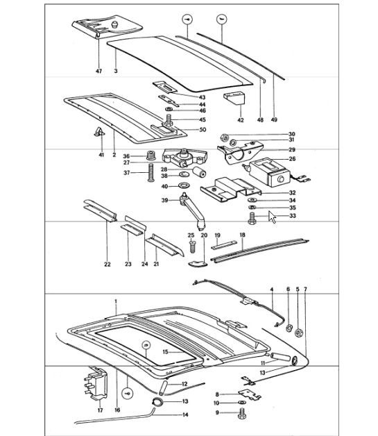Diagram 811-00 Porsche 911 & 912 (1965-1989) Body