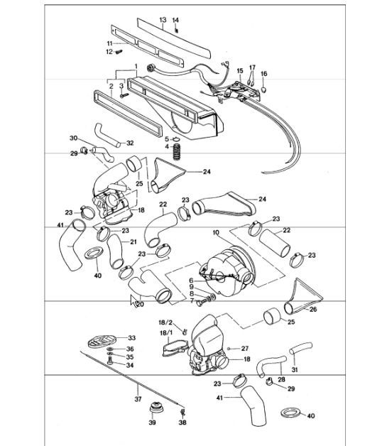 Diagram 813-05 Porsche Cayenne Turbo / Turbo S 4.8L 2007>> Body