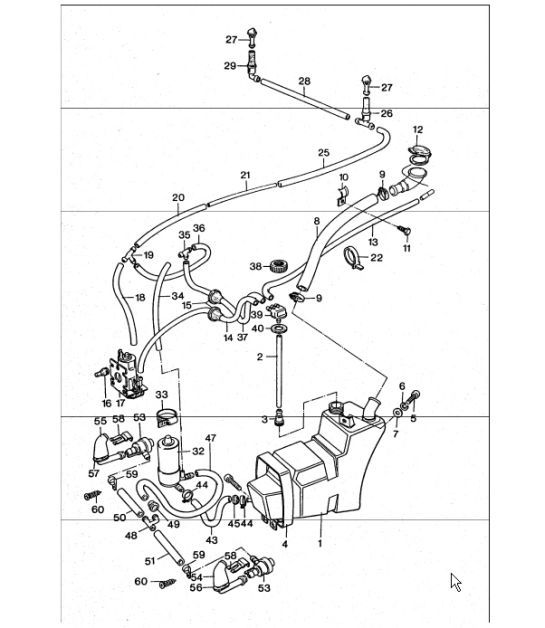 Diagram 904-35 Porsche 996 C4 3.6L 09/01-2005 Electrical equipment