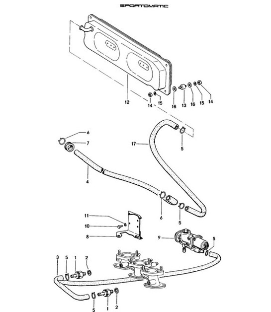 Diagram 107-020 Porsche Panamera 4 Sport Turismo 2.9L V6 