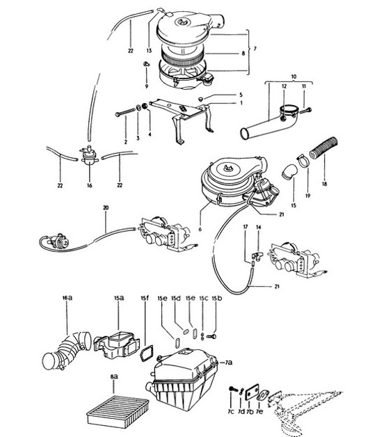 Diagram 116-005 Porsche Cayenne 3.2L V6 2003>> Engine