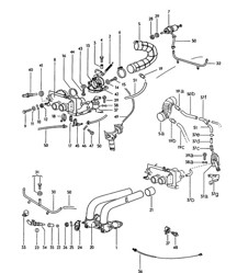 Injection system  914-4/1,7 and 914-1,8/2,0  1970-76 Injection system  914-4/1,7 and 914-1,8/2,0  1970-76