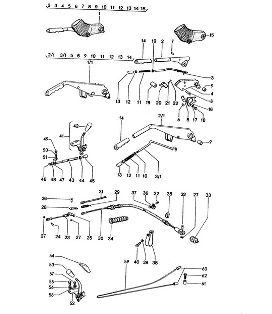 Diagram 701-010 Porsche Berline sportive Taycan 4S