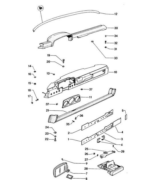 Diagram 809-000 Porsche Taycan 4S 
