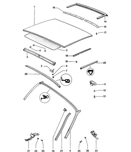 Diagram 811-000 Porsche 992 GT3 RS 4.0L 