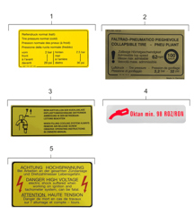 Autocollants 924 1976-79