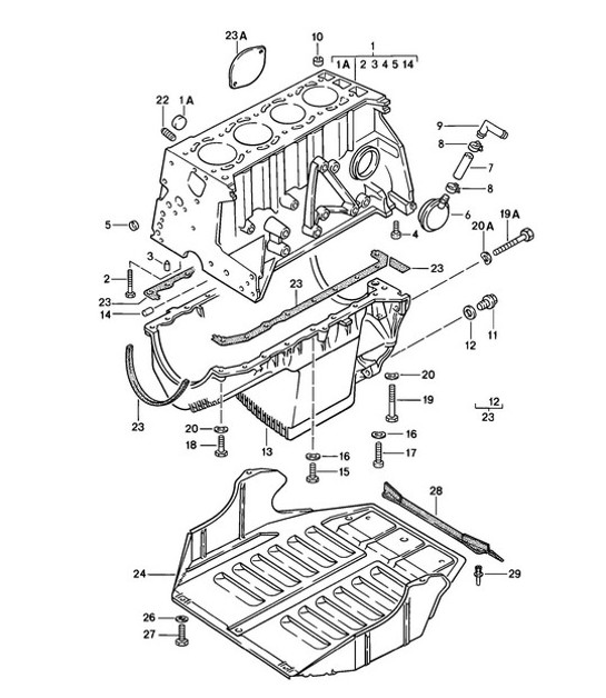 Diagram 101-010 Porsche Carrera GT (2003-2006) 