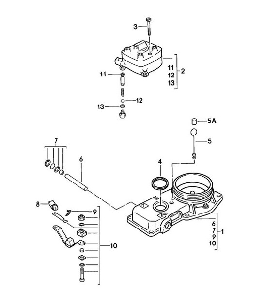 Diagram 107-000 Porsche Cayenne 3.2L V6 2003>> Engine