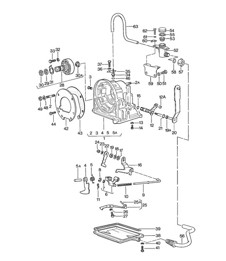 Transmission case / Automatic transmission 924 1976-79 Transmission case / Automatic transmission 924 1976-79