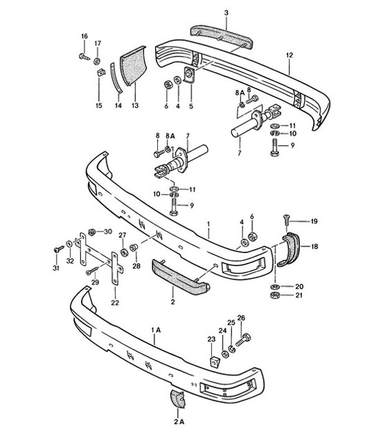 Diagram 802-005 Porsche 996 C4S 3.6L 09/01-2005 Carrosserie