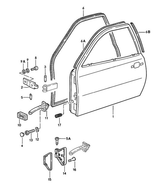 Diagram 804-000 Porsche Cayenne 3.6L 2007>> Body