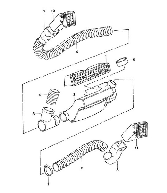 Diagram 813-015 Porsche Cayenne Turbo 4.5L 2003>> Body
