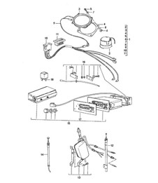 带3个扬声器的收音机 924 1980-1985