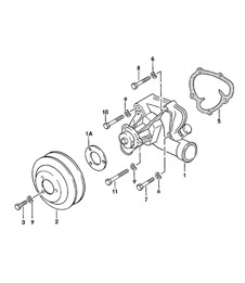 Wasserpumpe 924 1980 - 1985