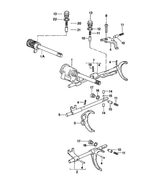 Diagram 304-000 Porsche 997 MK1 GT3 2007-09 Transmission