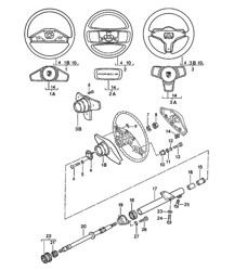 Volant / Colonne de direction 924 1980 - 1985