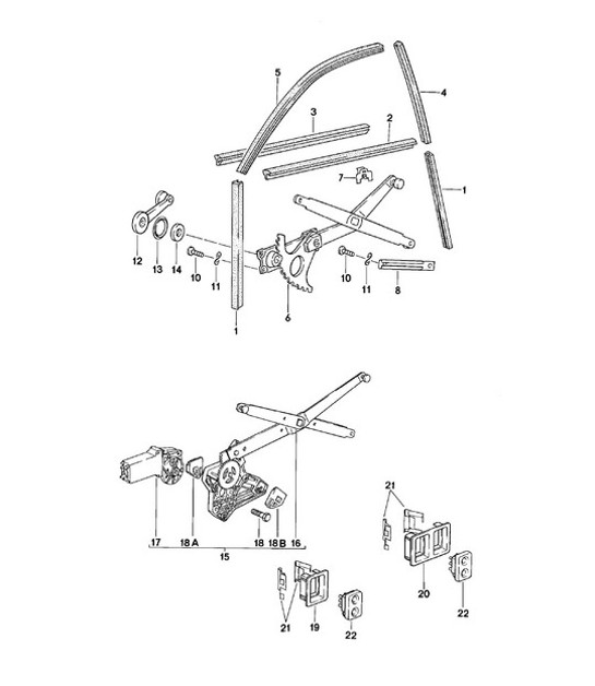 Diagram 804-015 Porsche 911 1984-1986 3.2L Body