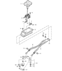 Control de transmisión / Transmisión manual (PR:G0L, 6 velocidades) Cayenne 9PA (955) 2004>>