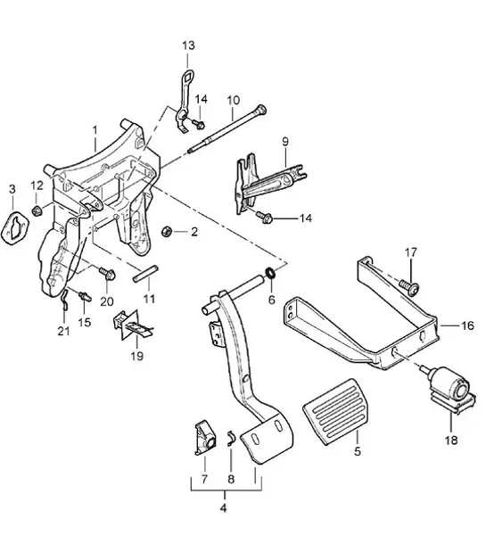 Diagram 702-00 Porsche Carrera GT (2003-2006) 