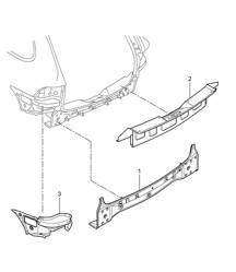 Rear end Cayenne 9PA (955) 2003-06