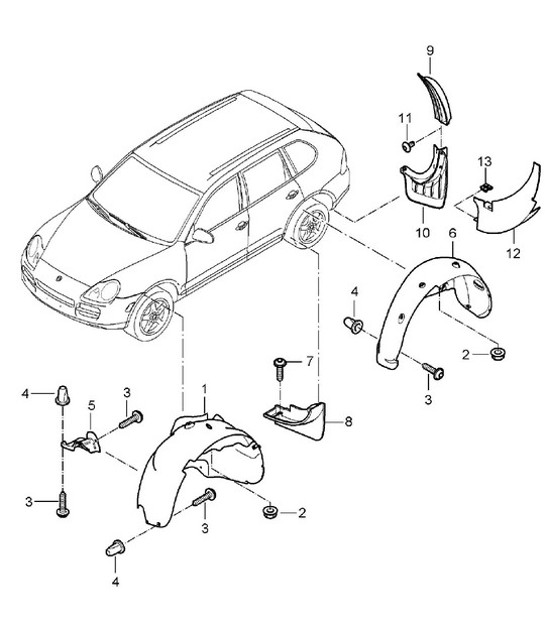 Diagram 801-75 Porsche Berline Taycan Turbo Sport 
