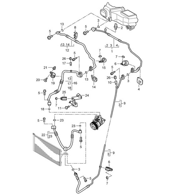 Diagram 813-60 Porsche 997 MKII GT2 RS 2011>> Karosserie