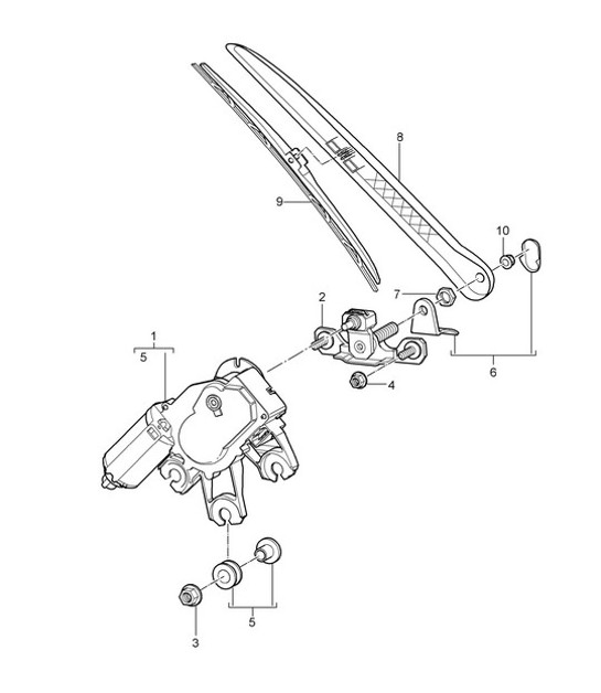 Diagram 904-05 Porsche Cayenne S 4.5L V8 2003>> Materiale elettrico