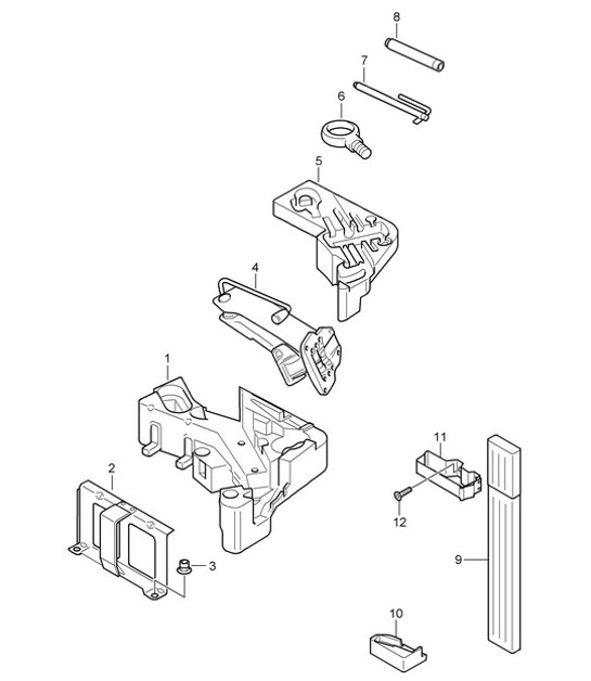 Diagram 001-000 Porsche Cayenne 9YA 2018-2023 