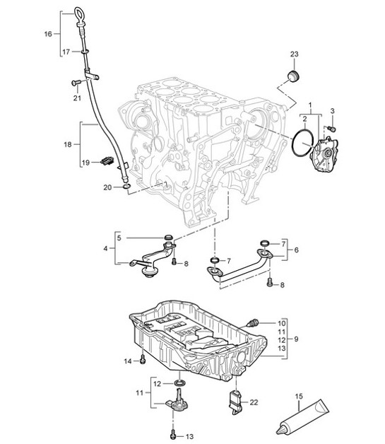 Diagram 104-005 Porsche 944 1982-1991 