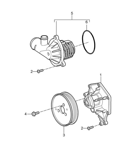 Diagram 105-007 Porsche 911/912 (1965-1989) Motor