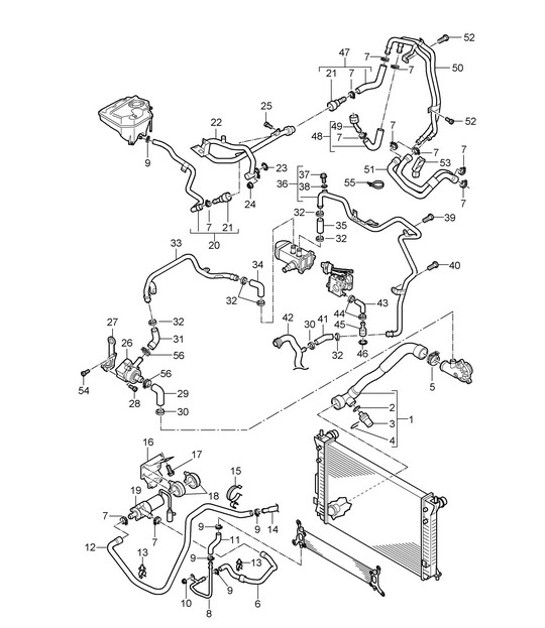 Diagram 105-042 Porsche Macan-e Turbo électrique 470 kW / 639 ch 