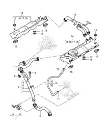 Kurbelgehäuse / Entlüftung (Modell: 4801,4851) Cayenne 9PA1 (957) 4.8L 2007-10 Kurbelgehäuse / Entlüftung (Modell: 4801,4851) Cayenne 9PA1 (957) 4.8L 2007-10