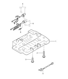 Tiptronic / 阀体 (PR:G0R, Tiptronic S) Cayenne 9PA1 (957) 2007-10