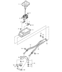 Commande de transmission / Boîte de vitesses manuelle (PR:G0L, manuelle 6 vitesses) Cayenne 9PA1 (957) 2007-10