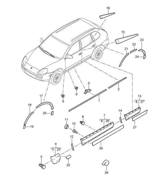 Diagram 810-005 Porsche Taycan Turbo Cross Turismo 