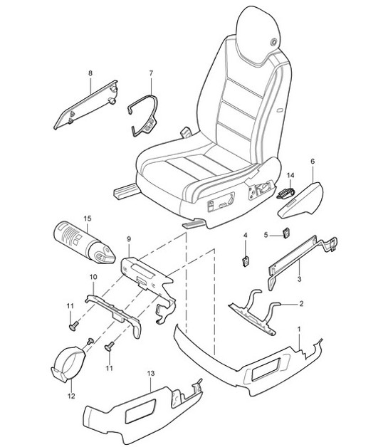 Diagram 817-025 Porsche Boxster 718 (982) 2017>> Body