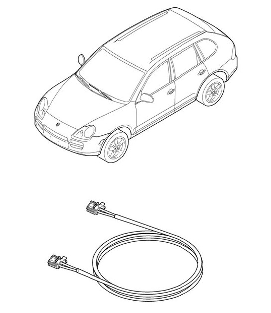 fibre optic wave conductor Cayenne 9PA1 (957) >> 2008