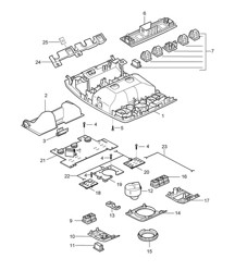 Console/tetto Cayenne 9PA1 (957) 2007-10