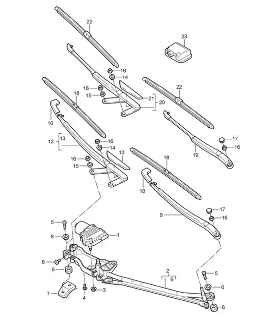 Diagram 904-000 Porsche Cayenne E-Hybrid Coupé V6 3.0L 470 pk 