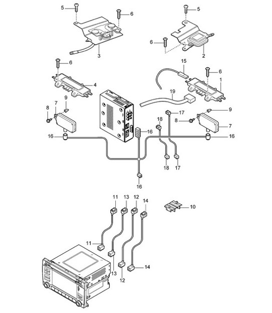 Aerial amplifier / Aerial Cayenne 9PA1 (957) 2009>>