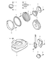 Altoparlante Cayenne 9PA1 (957) 2007-10