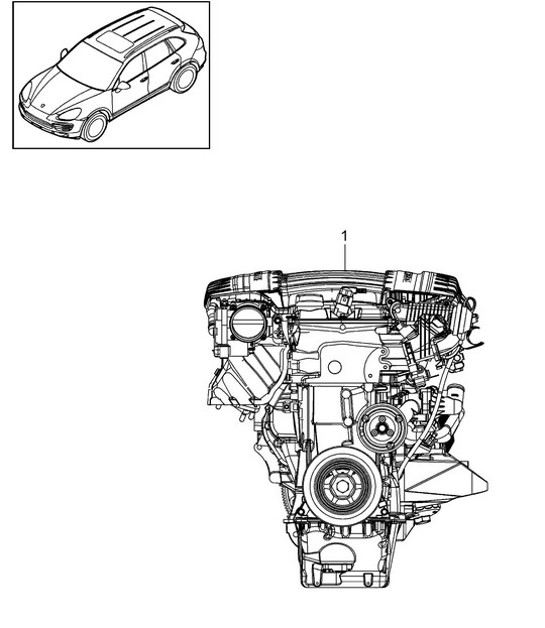 Diagram 101-015 Porsche Cayenne 3.2L V6 2003>> Engine