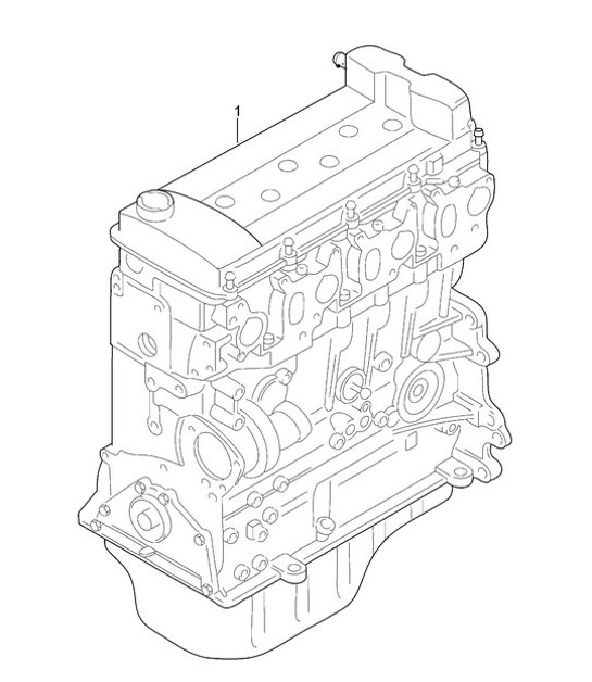 Diagram 101-017 Porsche Cayenne Turbo / Turbo S 4.8L 2007>> Engine