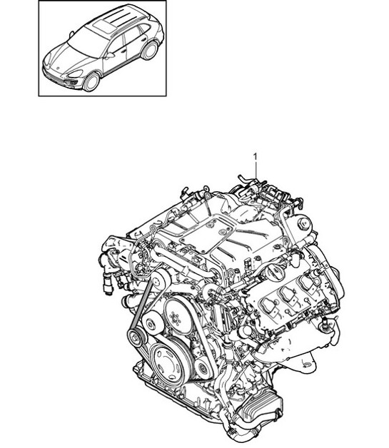 Diagram 101-030 Porsche 993 (911) C2S 1994-97 Engine