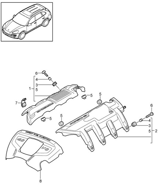 Diagram 103-040 Porsche 996 GT3 MKI 1999-02 Engine