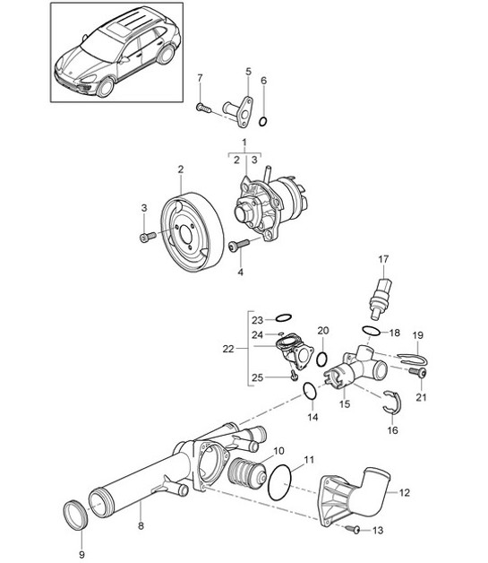 Diagram 105-005 Porsche 997 MKII GT2 RS 2011>> Motor